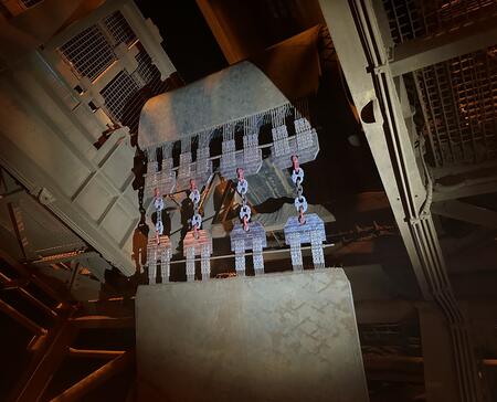 Flexco FXC Steel Cord Belt Fastening System Installed on Belts Close Up