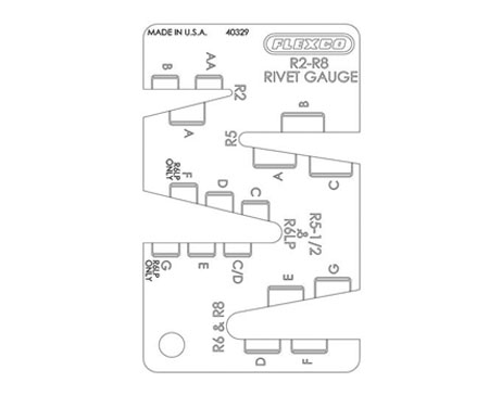 Rivet Selection Gauge